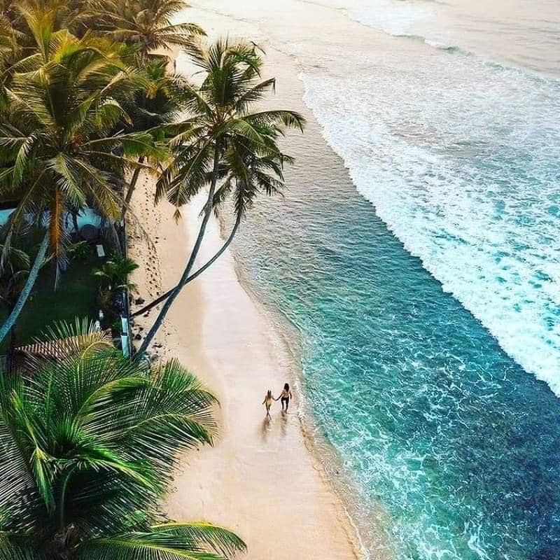 Unawatuna Beach in Sri Lanka