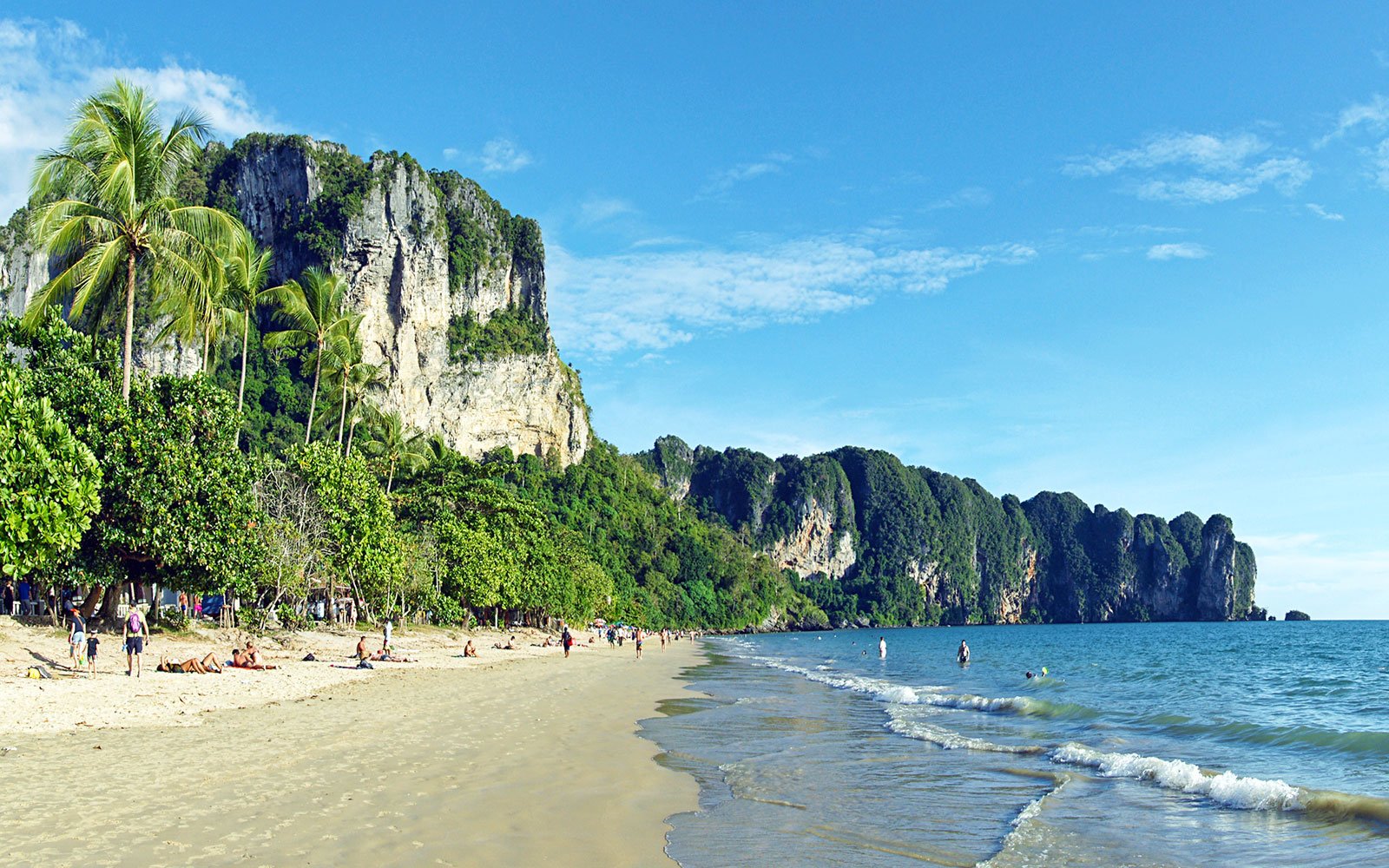 Krabi Nopparat Thara Beach In Thailand